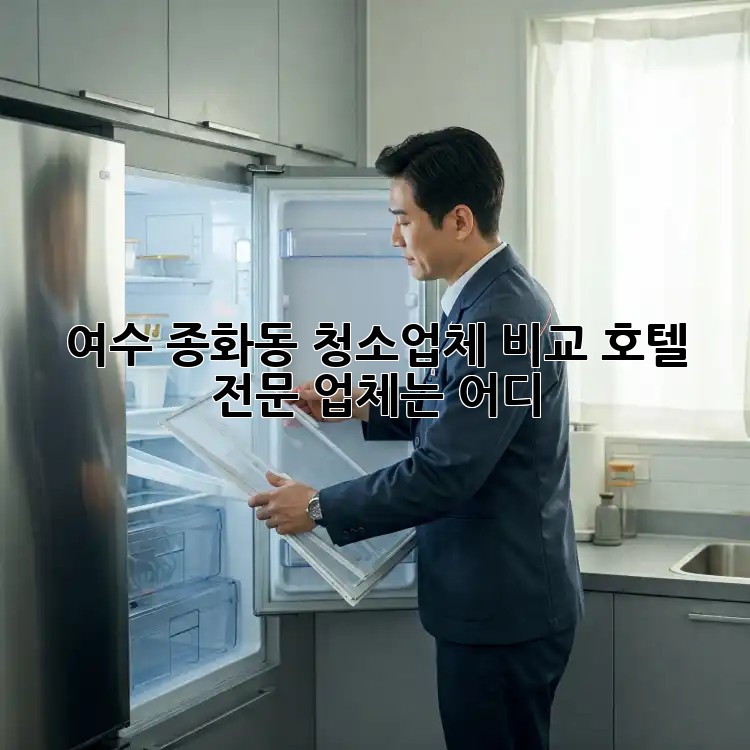 여수 종화동 청소업체 비교🧐✨ 호텔 전문 업체는 어디?