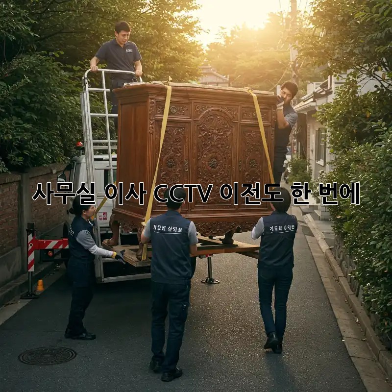 사무실 이사? CCTV 이전도 한 번에!