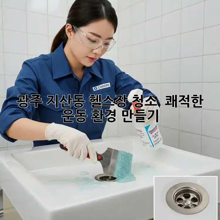 광주 지산동 헬스장 청소 ✨ 쾌적한 운동 환경 만들기!