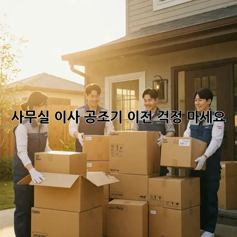 사무실 이사? 공조기 이전, 걱정 마세요!