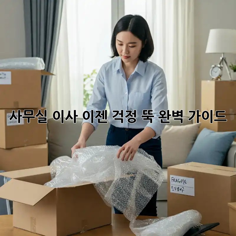사무실 이사, 이젠 걱정 뚝! 완벽 가이드