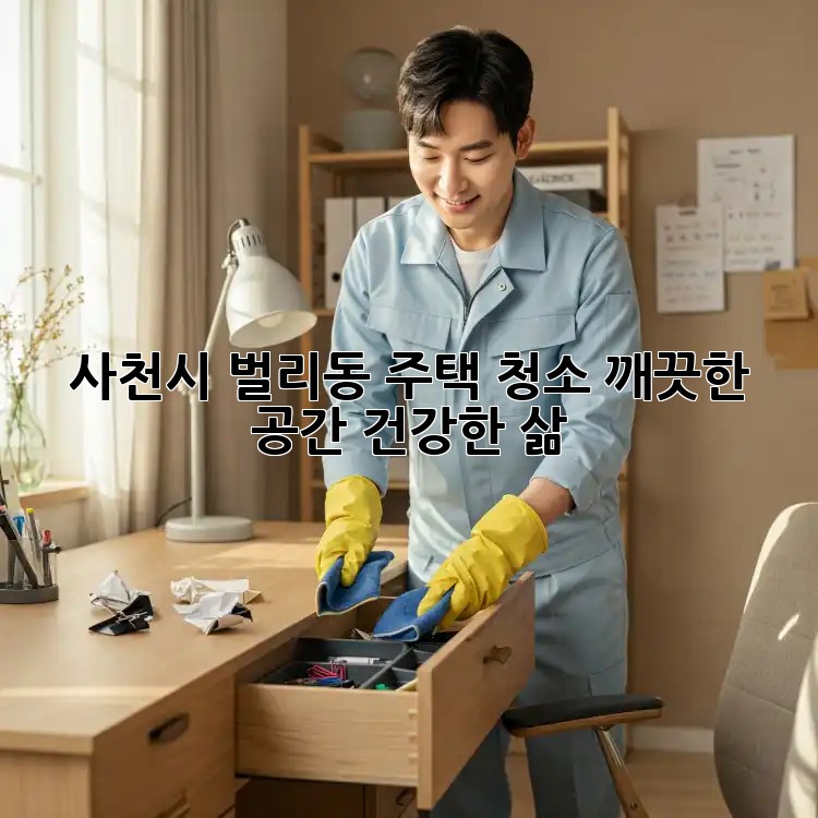 사천시 벌리동 주택 청소: 깨끗한 공간, 건강한 삶