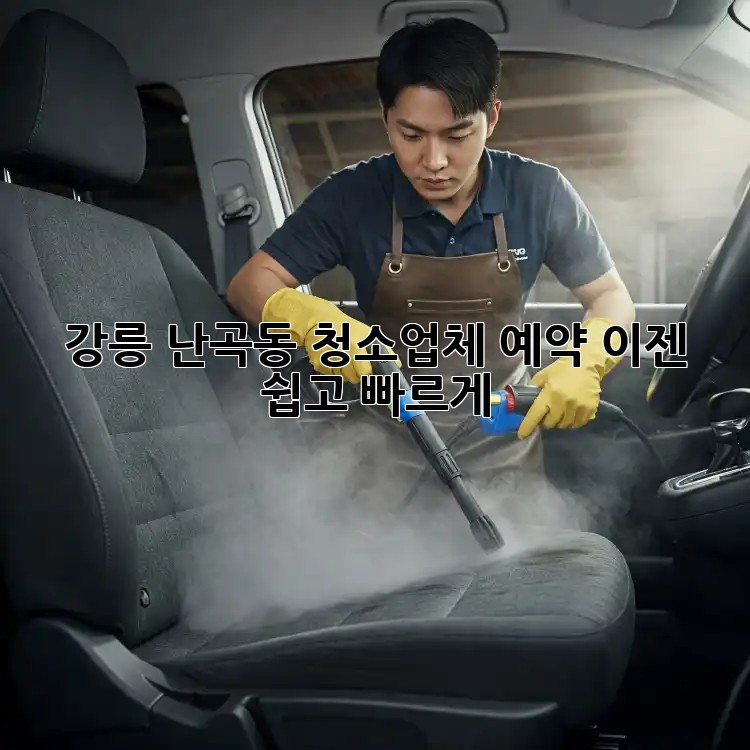 강릉 난곡동 청소업체 예약, 이젠 쉽고 빠르게!