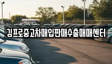 김프로중고차매입판매수출매매센터
