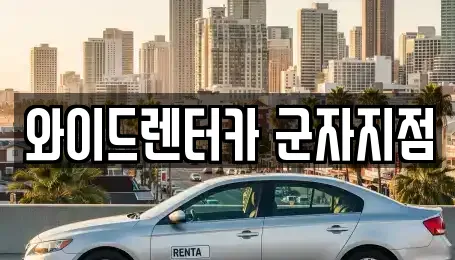 와이드렌터카 군자지점