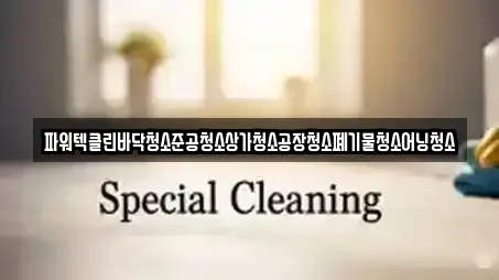 파워텍클린바닥청소준공청소상가청소공장청소폐기물청소어닝청소