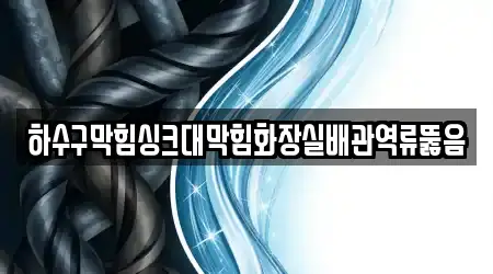 하수구막힘싱크대막힘화장실배관역류뚫음
