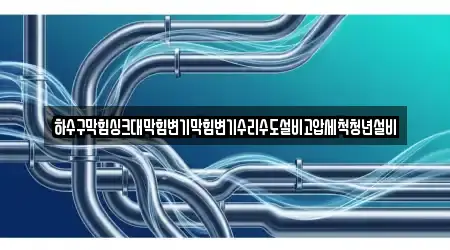 하수구막힘싱크대막힘변기막힘변기수리수도설비고압세척청년설비