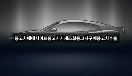 지도에서 GO: 경기 추자동 중고차 4곳