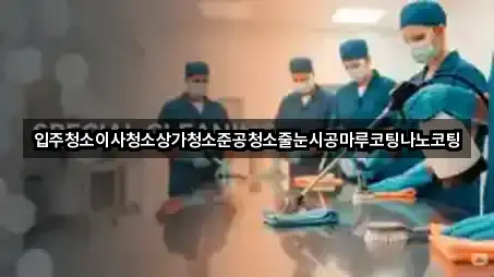 입주청소이사청소상가청소준공청소줄눈시공마루코팅나노코팅