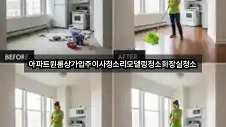 아파트원룸상가입주이사청소리모델링청소화장실청소