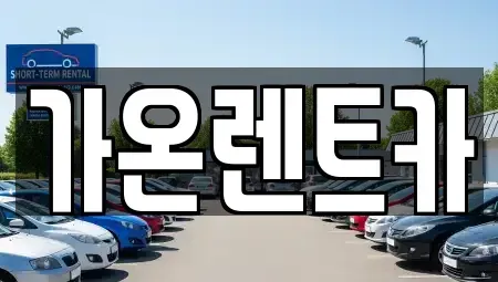 경기 고양시 일산서구 일산동 장기렌트카 전문 가온렌트카