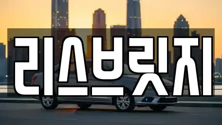 경기 하남시 덕풍동 렌트카 전문 리스브릿지