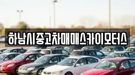 경기 하남시 덕풍동 중고차매매 전문 하남시중고차매매스카이모터스