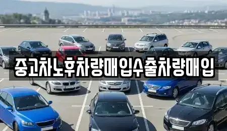 경기 하남시 덕풍동 중고차매입 전문 중고차노후차량매입수출차량매입