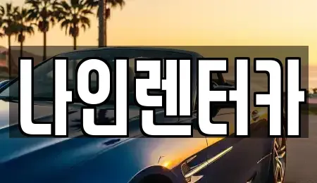 경기도 고양시 일산동구 정발산동 렌트카 전문 나인렌터카