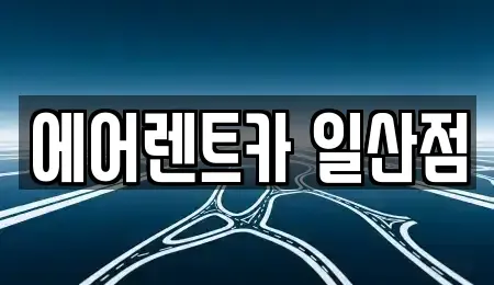 경기도 고양시 일산동구 정발산동 렌트카 전문 에어렌트카 일산점