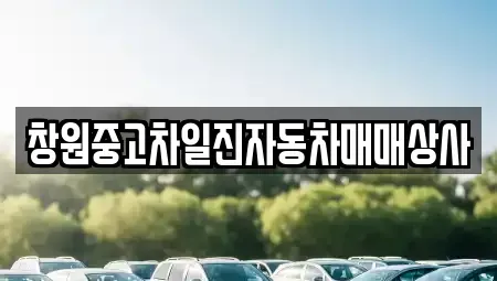 경상남도 창원시 의창구 소계동 중고차매매 전문 창원중고차일진자동차매매상사