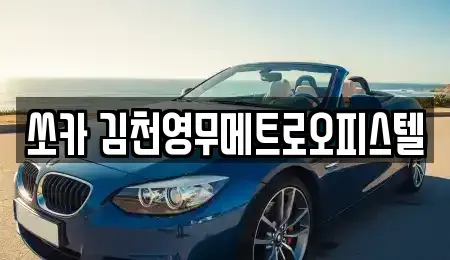 경상북도 김천시 율곡동 렌트카 전문 쏘카 김천영무메트로오피스텔