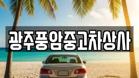 광주광역시 북구 신안동 중고차 전문 광주풍암중고차상사