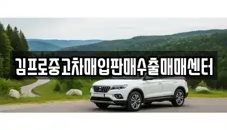 부산 동래구 중고차매입 전문 김프로중고차매입판매수출매매센터