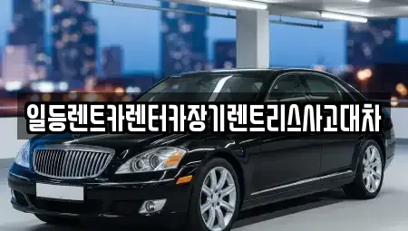 인천 중구 운북동 렌트카 전문 일등렌트카렌터카장기렌트리스사고대차