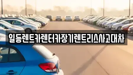 인천광역시 연수구 동춘동 장기렌트카 전문 일등렌트카렌터카장기렌트리스사고대차