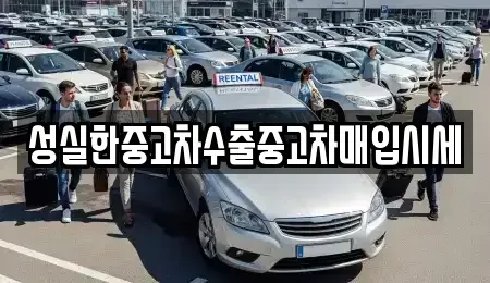 전북특별자치도 순창군 인계면 중고차매입 전문 성실한중고차수출중고차매입시세